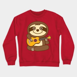 Sloth ukulele Crewneck Sweatshirt